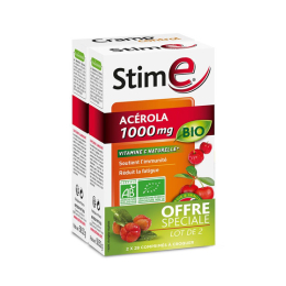Nutreov Stim E Acérola 1000 mg BIO - 2 x 28 comprimés