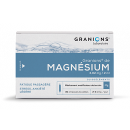Granions de Magnésium - x30 ampoules