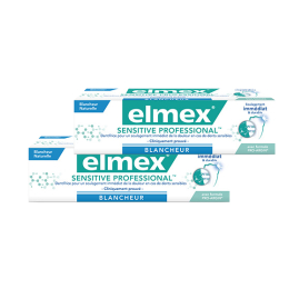 Elmex Dentifrice Sensitive professional blancheur - 2x75ml