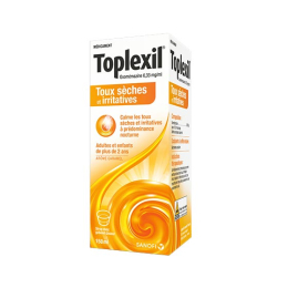 Toplexil sirop Oxomémazine 0,33 mg/ml - 150ml
