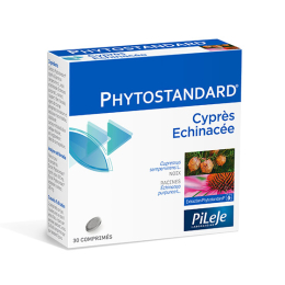 Pileje Phytostandard Cyprès-Echinacée - 30 comprimés