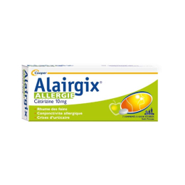 Alairgix allergie Cetirizine 10mg  Goût Pomme - 7 Comprimé