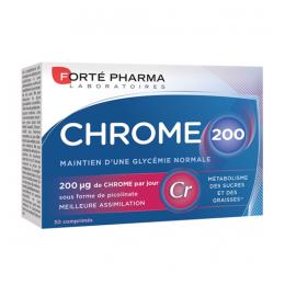 Forté Pharma Chrome 200 - 30 comprimés