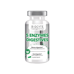 Longevity 5 Enzymes Digestives - 60 gélules