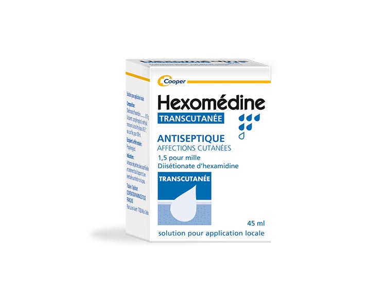 Hexomédine transcutanée 1,5 pour mille - 45ml