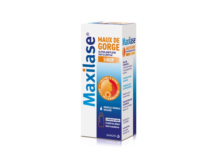 Maxilase Sirop goût mandarine - 200ml