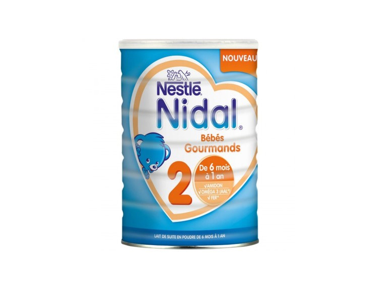 Nestle Nidal bébés gourmands 2ème âge - 800g