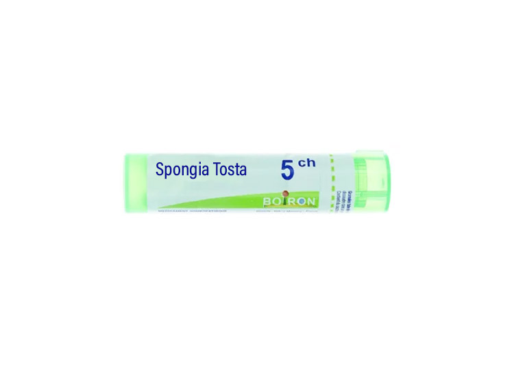 Boiron Spongia Tosta 5CH Tube - 4 g