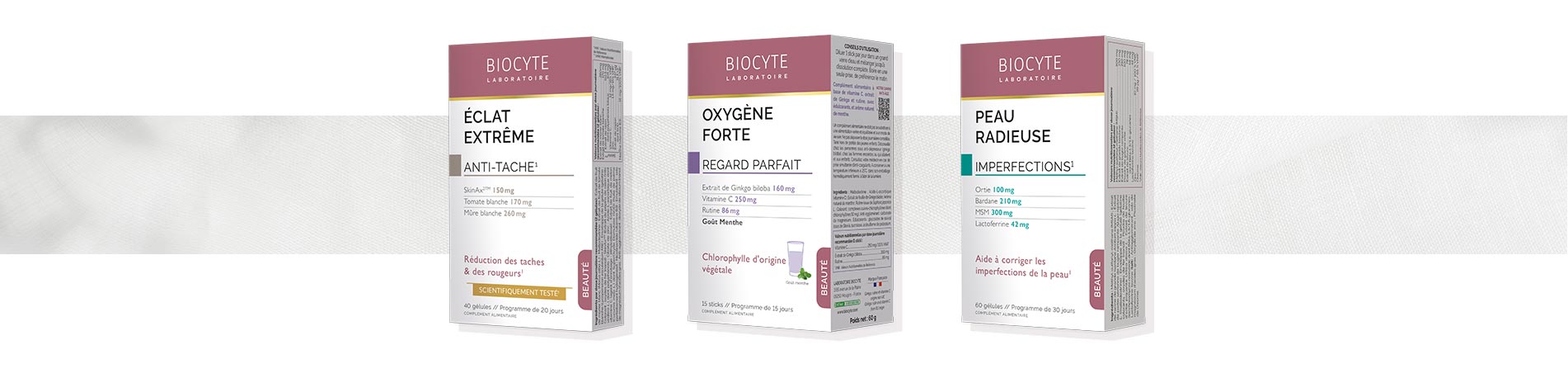 Compléments alimentaire pour la peau Biocyte