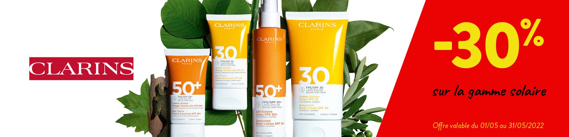 Promotion Clarins Solaire