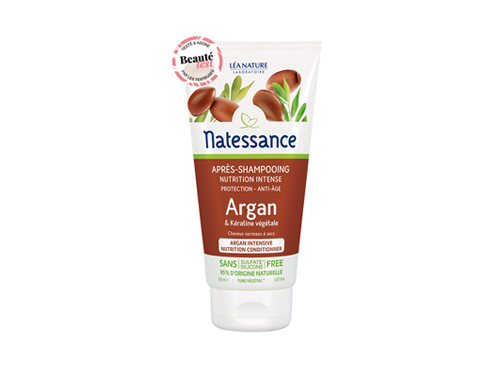 Natessance Après-shampooing nutrition intense Argan & Kératine végétale - 150 ml