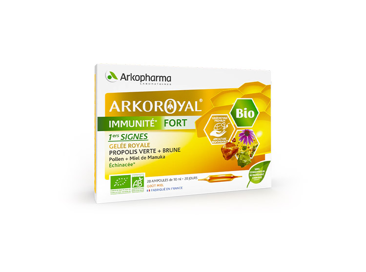 Arkopharma Arkoroyal Immunité fort BIO - 20 ampoules