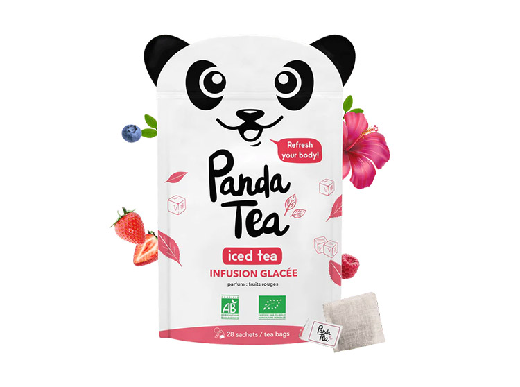 Panda Tea Iced Tea Detox Fruits rouges BIO - 28 sachets