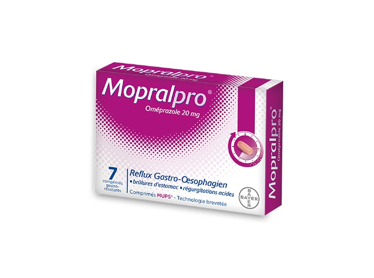 Mopralpro 20mg - 7 comprimés