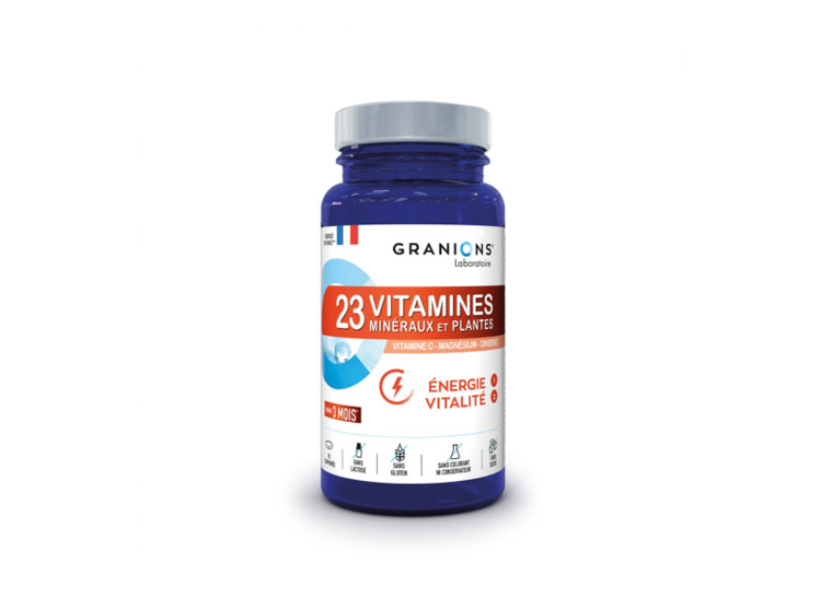 Granions 23 vitamines minéraux et plantes - 90 comprimés