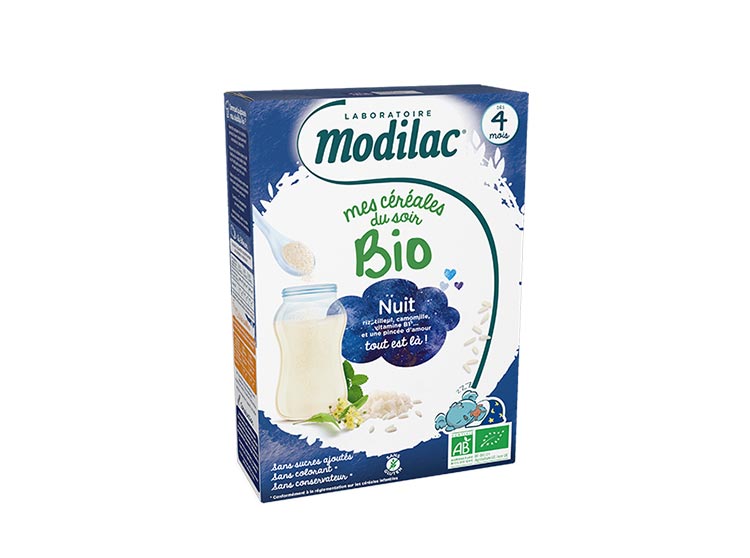 Modilac Céréales Nuit Calme BIO - 250g - Pharmacie en ligne