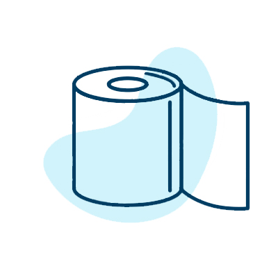illustration papier toilettes