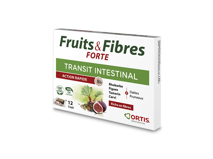 Ortis Fruits & Fibres Forte - 12 cubes