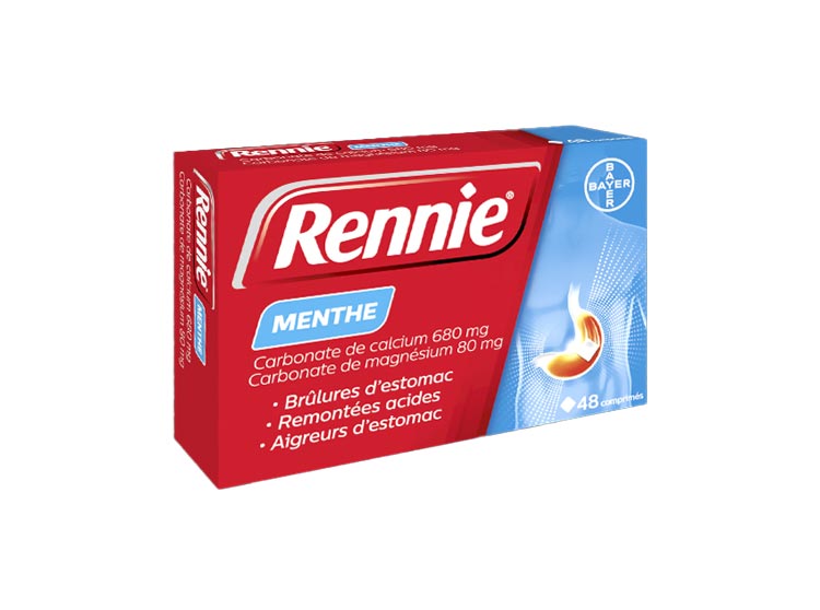 Rennie Menthe - 48 comprimés