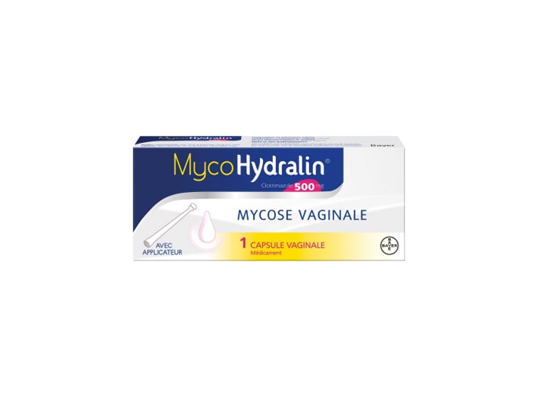 MycoHydralin Mycose vaginale 500mg - 1 capsule