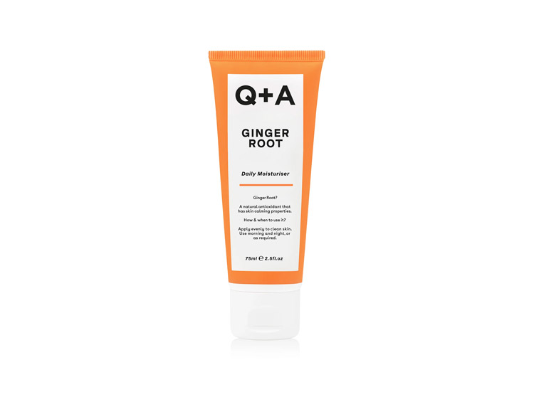 Q+A Skincare Ginger Root Daily Moisturiser - 75ml