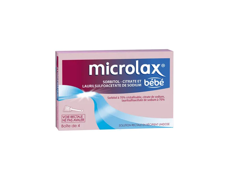 Microlax bébé - 4 tubes
