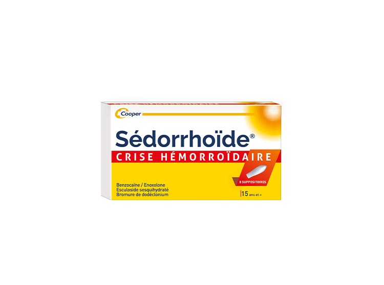 Sédorrhoïde - 8 Suppositoires