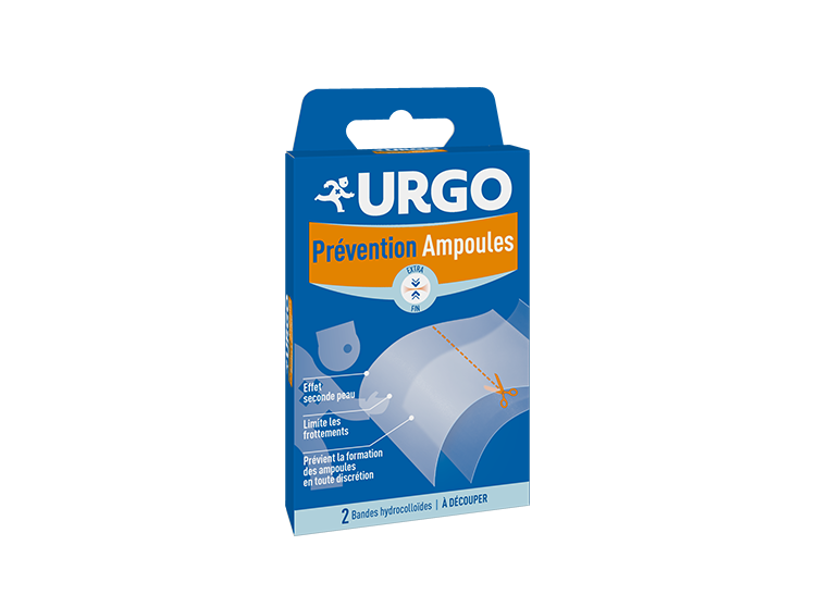 Urgo Prévention ampoules - 2 bandes hydrocolloïdes