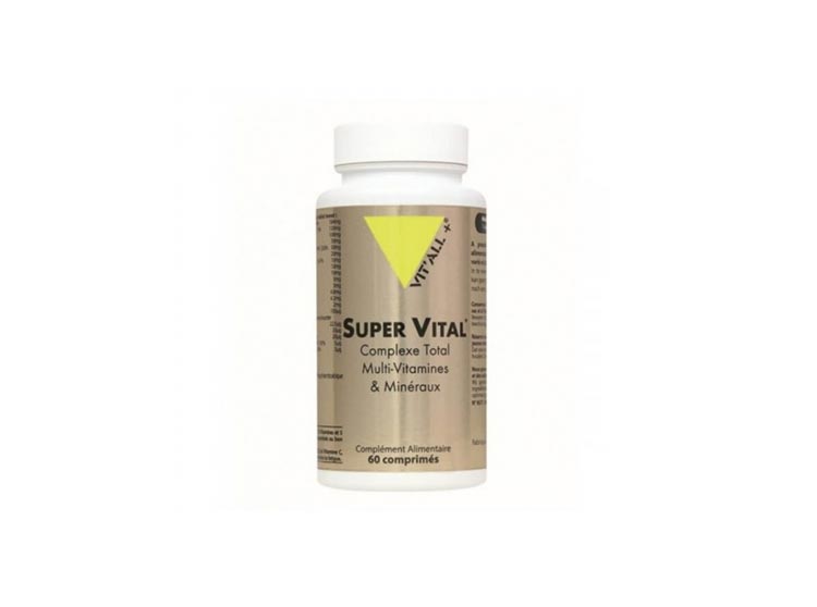 Vit'All+ Super Vital Multi-Vitamines et Minéraux - 60 comprimés
