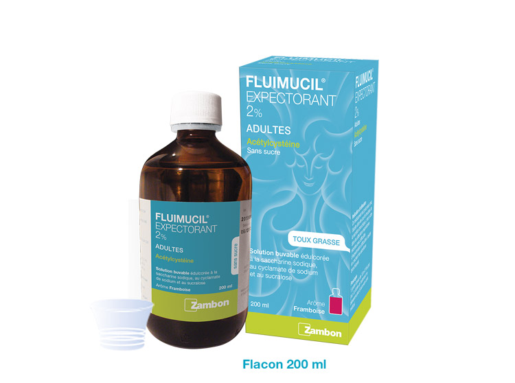 Fluimucil Expectorant 2% enfants - 200ml