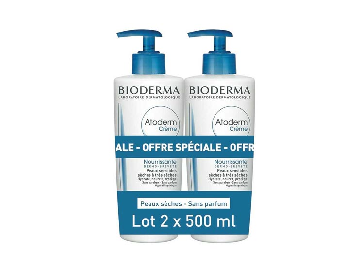 Bioderma Atoderm Crème Ultra-nourrissante - 2 x 500 ml