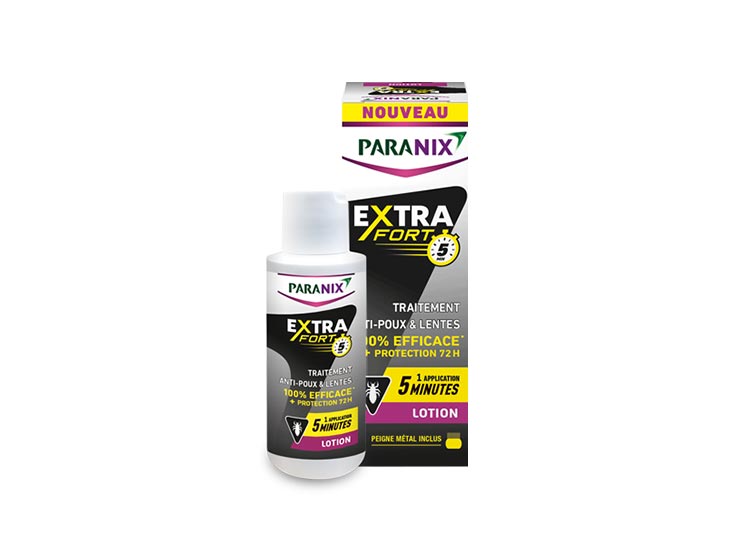 Paranix Lotion Extra Fort 5 Minutes - 100ml + Peigne
