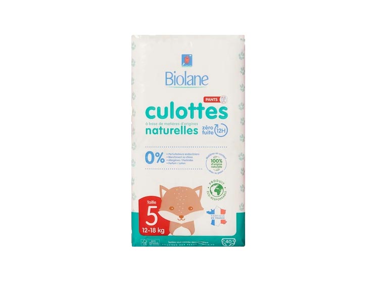 Biolane Couches Culottes Taille 5 - 40 couches - Pharmacie en