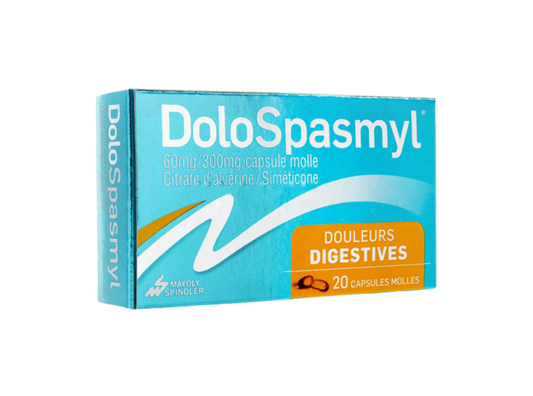 Dolospasmyl Douleurs digestives 60mg/300mg - x20 capsules
