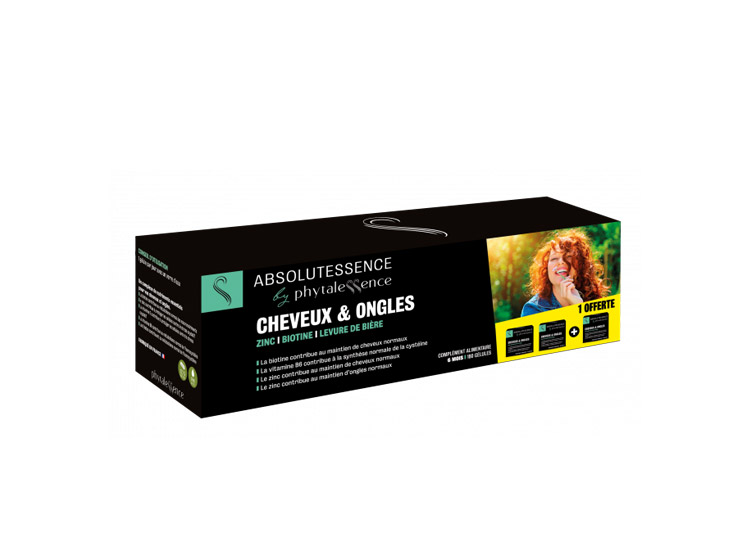 Phytalessence Absolutessence Cheveux et ongles - 3x60 gélules