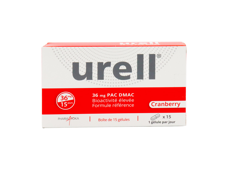 Pharmatoka Urell cranberry - 15 gelules