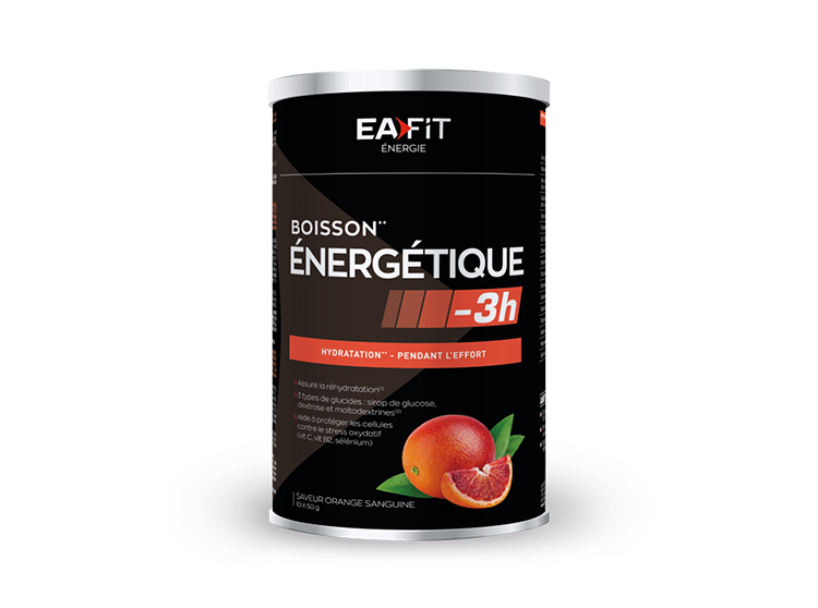 Boisson energetique -3h saveur orange sanguine - 500g