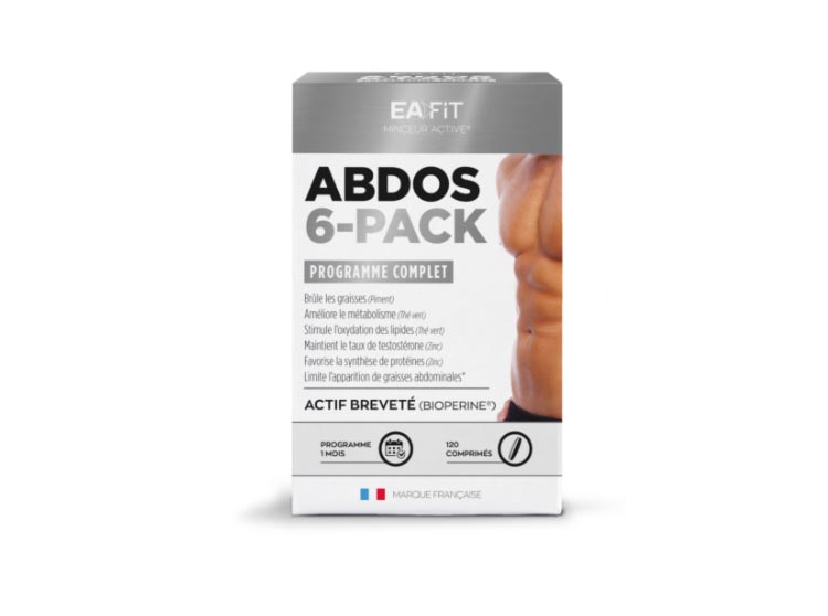 Abdos 6-Pack Programme complet - 120 comprimés