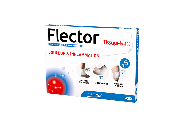 Flector Tissugel EP 1 % - 5 enveloppes