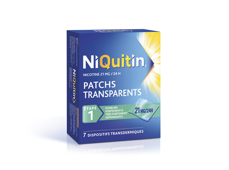 Niquitin patchs transparents 21mg/24h - 7 dispositifs transdermiques