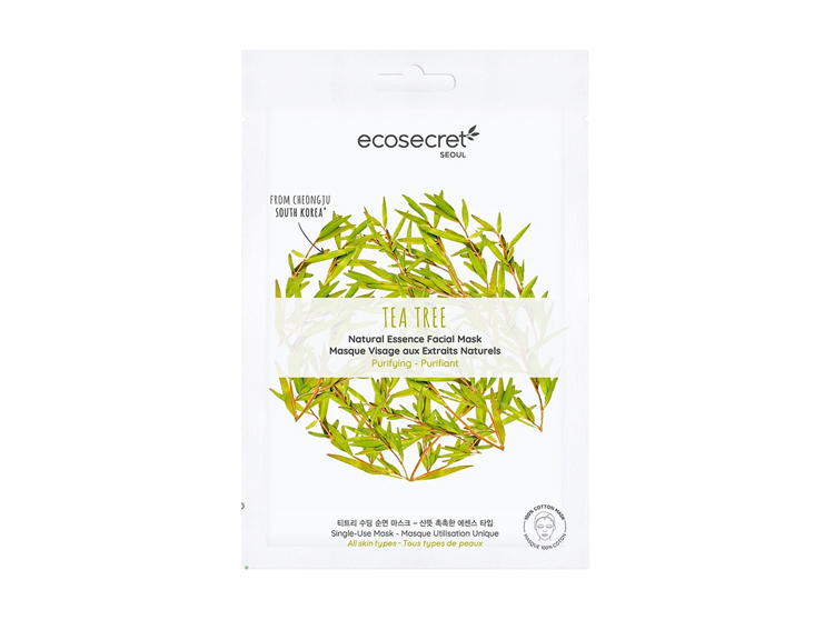 Eco Secret Masque visage Purifiant à l'extrait naturel de Tea tree
