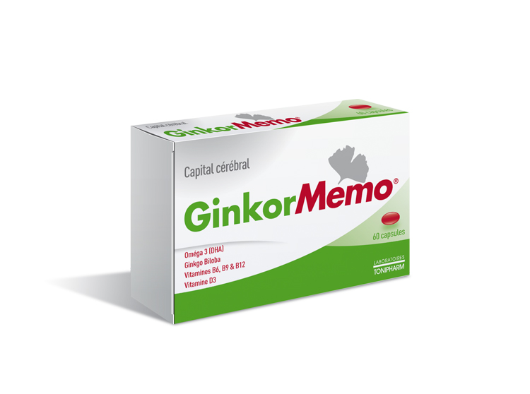 Ginkor Mémo - 60 capsules
