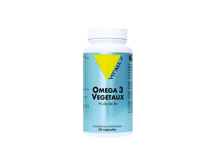 Vit'all + Oméga 3 végétaux 1000mg - 60 gélules