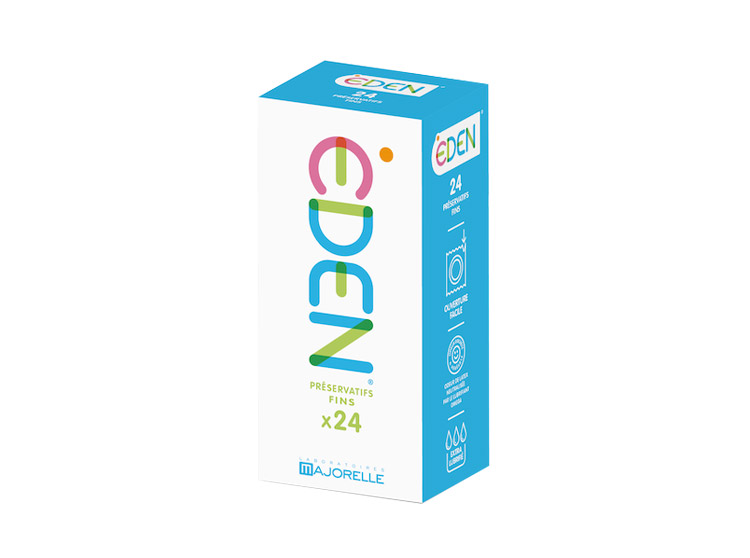 Eden Préservatifs Fin - 24 préservatifs