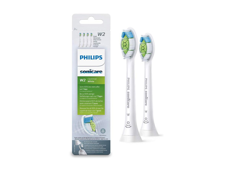 Philips W2 Optimal White - 2 Têtes de brosse à dents standard