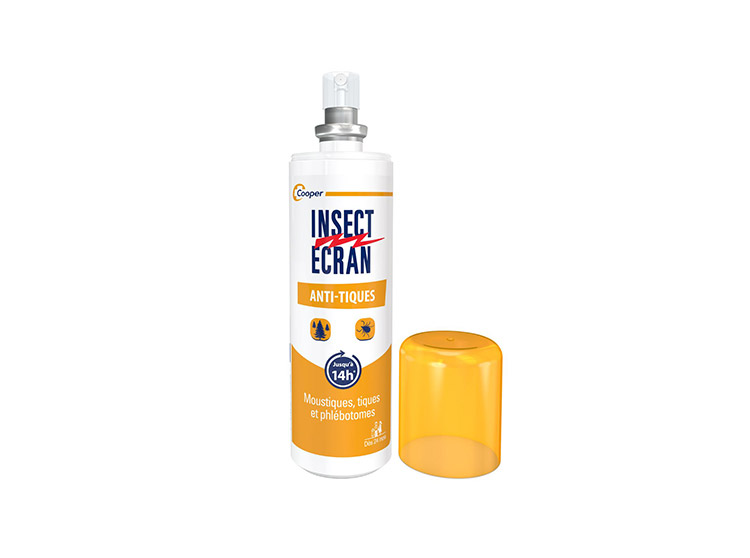 Répulsif puces, moustiques, tiques INSECT ECRAN : le spray de