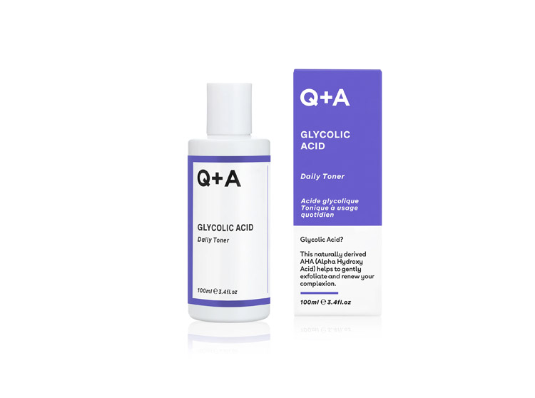 Q+A Skincare Glycolic Acid Daily Toner - 100ml