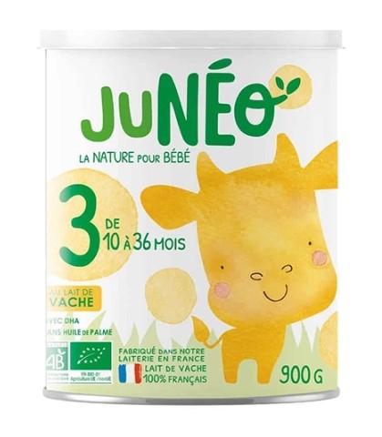 Junéo Lait de Vache 3ème âge BIO - 900g