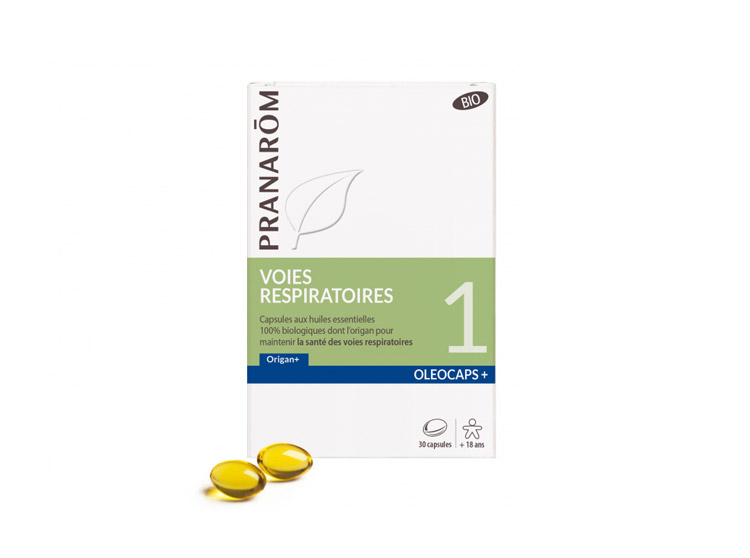 Pranarôm Oleocaps+ 1 Voies respiratoires BIO - 30 capsules