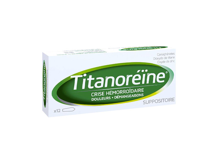 Titanoreïne Suppositoires - 12 suppositoires